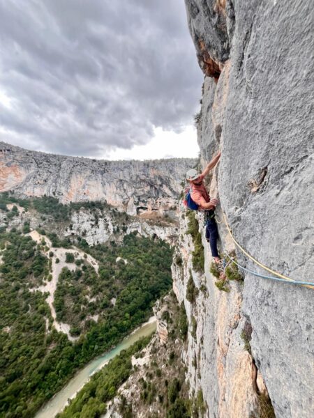 escalade verdon grande voie 
