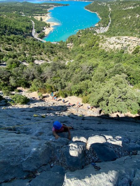escalade verdon débutant